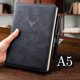 thumbnail image 3 of Cuaderno A5 de cuero súper grueso, libreta diaria de trabajo de oficina y negocios, Bloc de notas, diario, suministros escolares, 360 páginas, 3 of 5