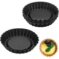thumbnail image 1 of Assorted Mini Tartlet Pans, Attractive Display with Heavy-Duty Tin for Professional Baking, Set of 6, Nonstick Surface, 1 of 7