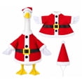 thumbnail image 2 of Santa Claus Goose Outfits for 23 Inch Goose Decoration, Christmas Winter Holiday Gift Goose Costume for Outdoor Patio, Yard, Lawn, Garden Decor, 2 of 5
