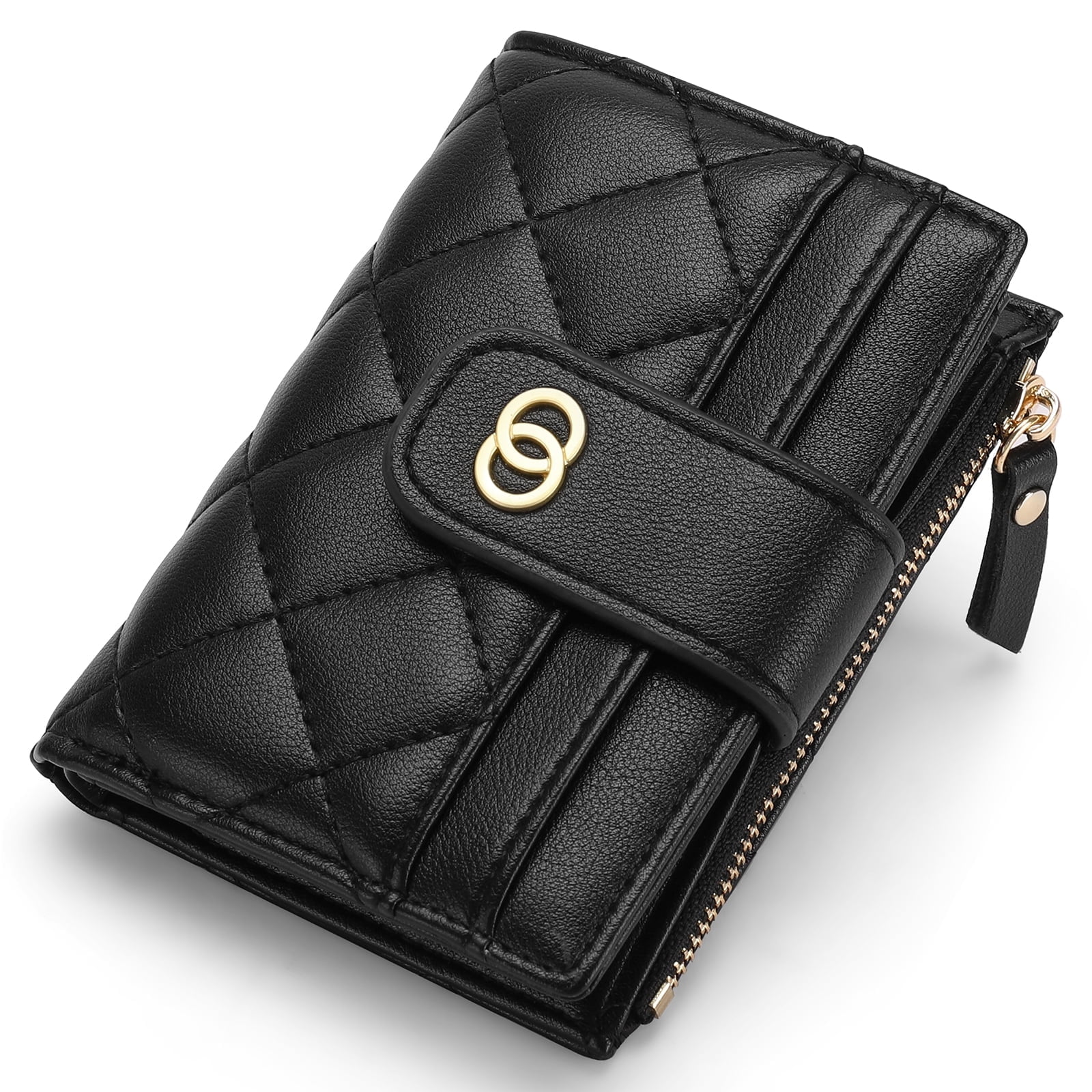 Gaekeao Women's Slim Bifold Leather Wallet