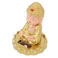 thumbnail image 1 of Estatua de Buda con figura de monje que asiente con energía Solar alimentada por energía vívida ANGGREK Otros, 1 of 8