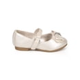 thumbnail image 2 of New Girl Little Angel Lola-842D Leatherette Rhinestone Bow Mary Jane Flat Size, 2 of 5