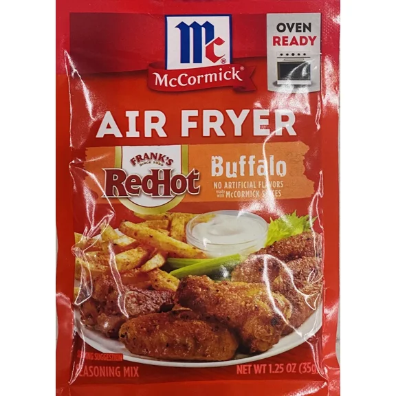 Air Fryer FRANKS RED HOT BUFFALO Seasoning Mix 1.25 oz packet