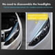 thumbnail image 3 of 2 pieces of LED DRL car daytime running light flexible waterproof light bar motorcycle turn signal brake water lamp 12V(White & Yellow-30CM), 3 of 4