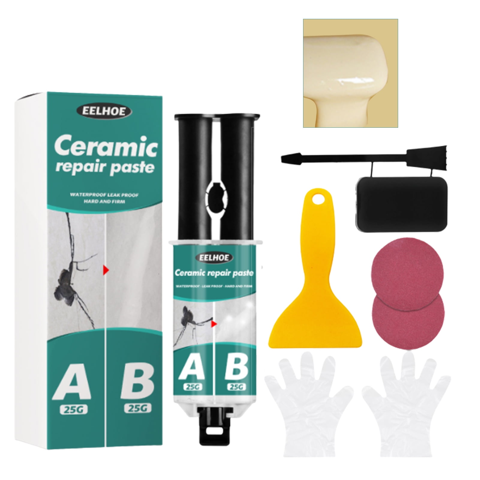 Imshie Tile Repair Paste Kit Magic Acrylic Repair Glue Tile Gap Filler Magic Welding Glue