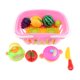 thumbnail image 1 of Juego De Juguetes De Cocina, Juguetes Para Cortar, Vegetales, Frutas, Juego De Comida Para Niñas, Niños Y Niños Con Canasta De Almacenamiento Baoblaze Los niños pretenden jugar juguetes para niños, 1 of 6