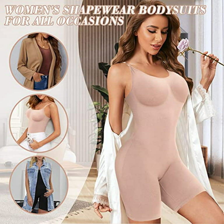 Seamless Bodysuit Shapewear Tummy Control Full Body Shaper Post