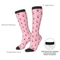 thumbnail image 4 of Naloa Valentine's day gnomes Knee Socks, High Socks Long Stretchy Sock Women Knee High Stocking, Long Socks for Women, 4 of 6
