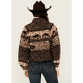 thumbnail image 4 of Shyanne Women's Buffalo Print Snap Sherpa Jacket - SRFA24SW1-CHBN Medium  US, 4 of 4