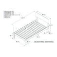 thumbnail image 7 of Orlando Platform Bed with Open Foot Board, Multiple Colors, Multiple Sizes, 7 of 7