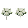 thumbnail image 1 of Jkkant Bouquet de Roses Artificielles à 5 Têtes, Bouquet de Roses Réalistes pour Centres de Table de Mariage et Maison, 1 of 5
