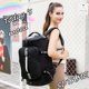 thumbnail image 2 of Mochila de gimnasio SDTAME con compartimento para zapatos, color negro, 2 of 9