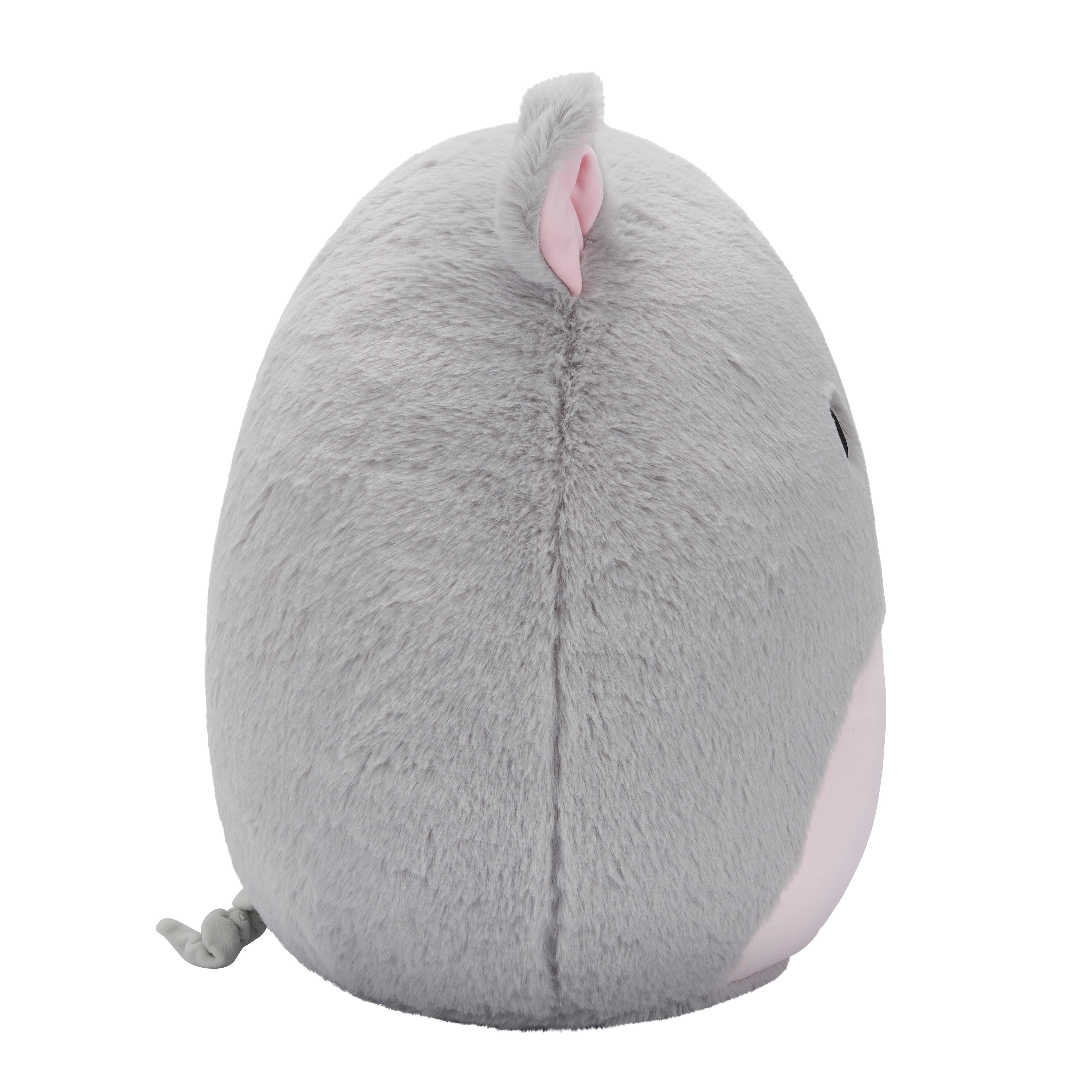 Squishmallows FuzzAMallow Official 16 inch Bessa the Grey Pig With Pink Belly - Child's Ultra Soft Plush Toy