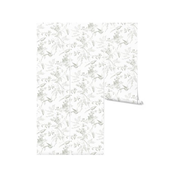 Blossoming Birds Wallpaper