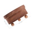 thumbnail image 2 of HONMEET Wooden Paper Cup Holder for Countertop, Natural Wood Organizer with Rustic Finish, Stylish Kitchen and Office Accessory, 2 of 8