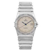 Omega Constellation 33mm Steel Silver Dial Unisex Vintage Watch 396.1076