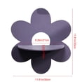 thumbnail image 3 of 11.81 Inch Flower Shaped Wooden Wall Shelf, Floating Storage Rack for Bathroom Living Room, Creative Home Decor, 3 of 6