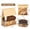 A-A, variant on 50-Pack Window Bread Bags, Thickened Paper Bags for Homemade Baking, Resealable Loaf Bags with Clear Window and "Thank You" Stickers for Gifting and Sales