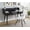 Black, variant on Solid Acacia Desk with Charging Station Black