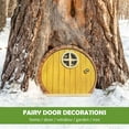 thumbnail image 5 of PULLIMORE 6-Piece Mini Fairy Door Set - Colorful Wooden Decorative Doors for Garden & Home (Type C), 5 of 9