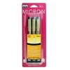 Sakura Pigma Micron Fineliner Pens, Archival Black Ink, 05 Tip Size, 3-Pack Set