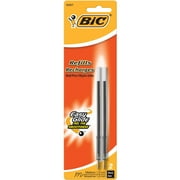 BIC, BICMRCP2BK, Easy Glide 1.0mm Ball Pen Refills, 2 / Pack