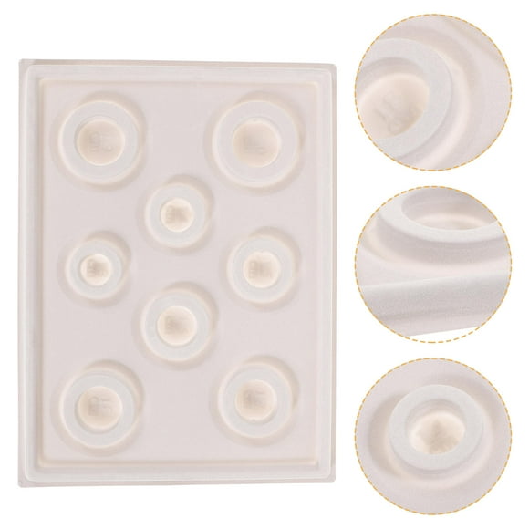 LOLIPPYY Jewelry Making Bead Board in White for Beads Organizing and Design Work