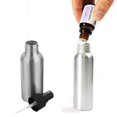 thumbnail image 4 of Atomizadores de niebla fina de aluminio de 4.1 fl oz, botella de spray, contenedores de metal recargables, botellas de bomba de almacenamiento de líquidos para aceites esenciales, aromaterapia, perfum, 4 of 5