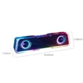 thumbnail image 3 of Christmas Clearance Tpzfurit Bluetooth Xecvkr Surround Sound 11.42" Sound Bar, Black, 3 of 7