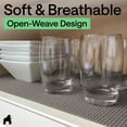 thumbnail image 5 of GORILLA GRIP Drawer Shelf Liner, Non-Adhesive Liners for Kitchen Pantry Cabinets, Easy Install, 12"x30', Gray, 5 of 10