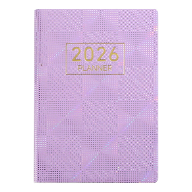B Mini Notebook Organizer Daily Planner Travel Diary Cover Design B Material Paper Page Size Smaller Portable For 2026 Compact Size
