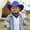 A18--Blue, variant on Classic Western Cowboy Hat Hat Ethnic Tibetan Hat For Boys And Girls With Upturned Brim 3-8 Years