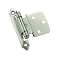 thumbnail image 2 of Amerock BP3428G10 Satin Nickel  Hinges, 3/8-In. Inset,  2-Pk. - Quantity 25, 2 of 2
