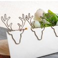thumbnail image 1 of 8 PCS/Set Deer Head Paper Clip Shaped Paper Clip Creative Shape Pin Bookmark Deer Head Paper Clip, 1 of 5