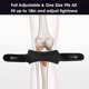 thumbnail image 5 of X Vendaje de rótula, Knieband, Banda de rótula ajustable para mujeres y hombres cuando practican deportes, senderismo, fitness, béisbol,, 5 of 5