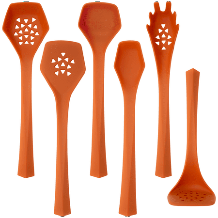 

6 Piece Heavy Duty Kitchen Utensil Set // Orange
