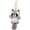 Gray Little Raccoon, variant on Cartoon Bag Charms Cute Plush Keychain for Women Girls, 5" Soft Backpack Key Chain Cute Stuffed Animals Bag Keychain