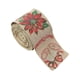 thumbnail image 4 of Cinta navideña decorativa de satén para regalo, caja clásica para regalo. flor roja, 4 of 9