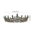 thumbnail image 2 of GOOHOCHY Crown for Wedding Bridal Tiara Rhinestone Crown Shiny 1 Piece, 2 of 8