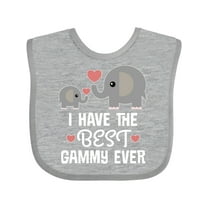 Inktastic Best Gammy Ever Grandchild Boys or Girls Baby Bib