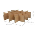 thumbnail image 2 of Masteelf  6 Pcs Multi-compartment Containers Packaging Corner Protector Khaki, 2 of 8