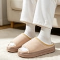 thumbnail image 6 of CHICVOMEY Fuzzy Slippers Women Slip on Indoor Cozy Memory Foam House Shoes Open Toe House Slippers Lightweight Fluffy Slippers, 6 of 9