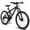 Black&Blue, variant on A2660 26 Inch Mountain Bike, 21-Speed Disc Brakes, Durable Frame, Front, Rear Dual-Shock Absorption, Unisex for Commuting, Travel, School, Mountain and City Road Cycling,Black&Blue