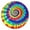 Colorful Tie Dye, variant on Colorful Rainbow Tie Dye Spiral Pattern Round Fitted Tablecloth with Elastic Edge,Dining Table Cover Waterproof,Outdoor Round Tablecloth for Camping,Dining,Indoor and Outdoor
