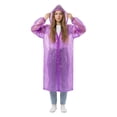 thumbnail image 1 of Impermeable Para Adultos Tipo Gabardina Poncho Contra Lluvia violeta 120 x 70 cm, 1 of 4