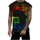thumbnail image 1 of Hombres Moda Casual Impresión Suéter Cuello Redondo Tanque Deportivo, 1 of 7