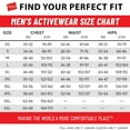 thumbnail image 4 of Hanes Mens Sport FreshIQ Cool DRI Long Sleeve Tee 2-Pack, 3XL, Deep Red, 4 of 5