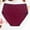 Red, variant on iHPH7 Briefs for Women, Cotton Underwear for Women, Breathable Underwear for Women, Hipster Panties for Women, Black L