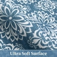 thumbnail image 3 of HOMERRY Indoor Washable 5' x 7' Area Rug Floral Rug for Living Room Non-Slip Floor Carpet for Bedroom, Blue, 3 of 6