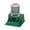 Dark green, variant on Space Saving Multifunctional Water Feeder With Visible Water Bottle For Turtles Lizards Tortoises Amphibians